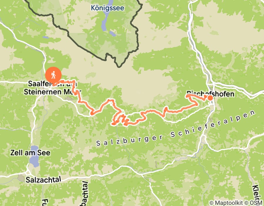 Karte der Tour