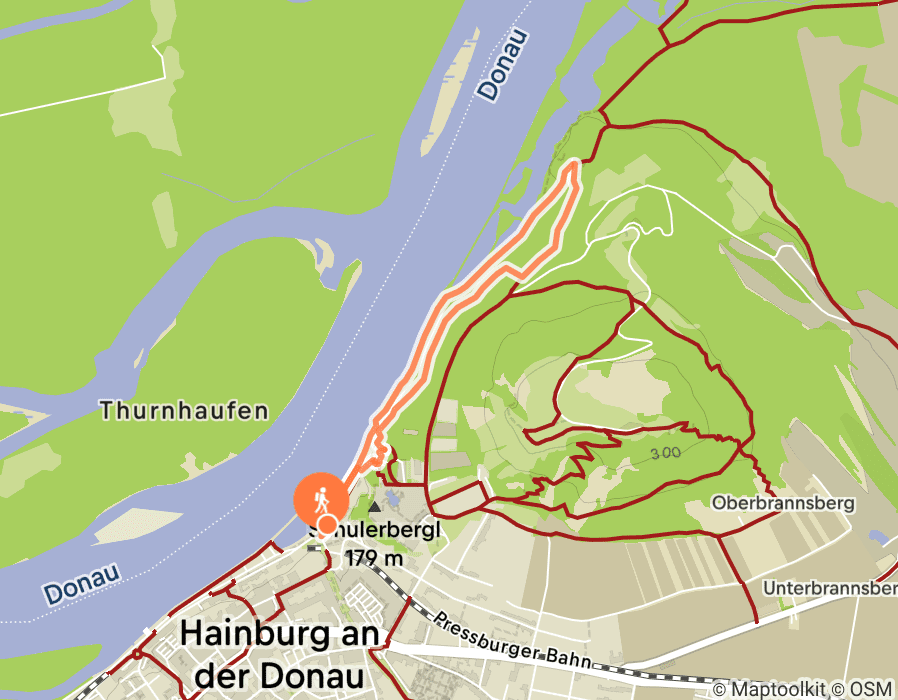 Karte der Tour