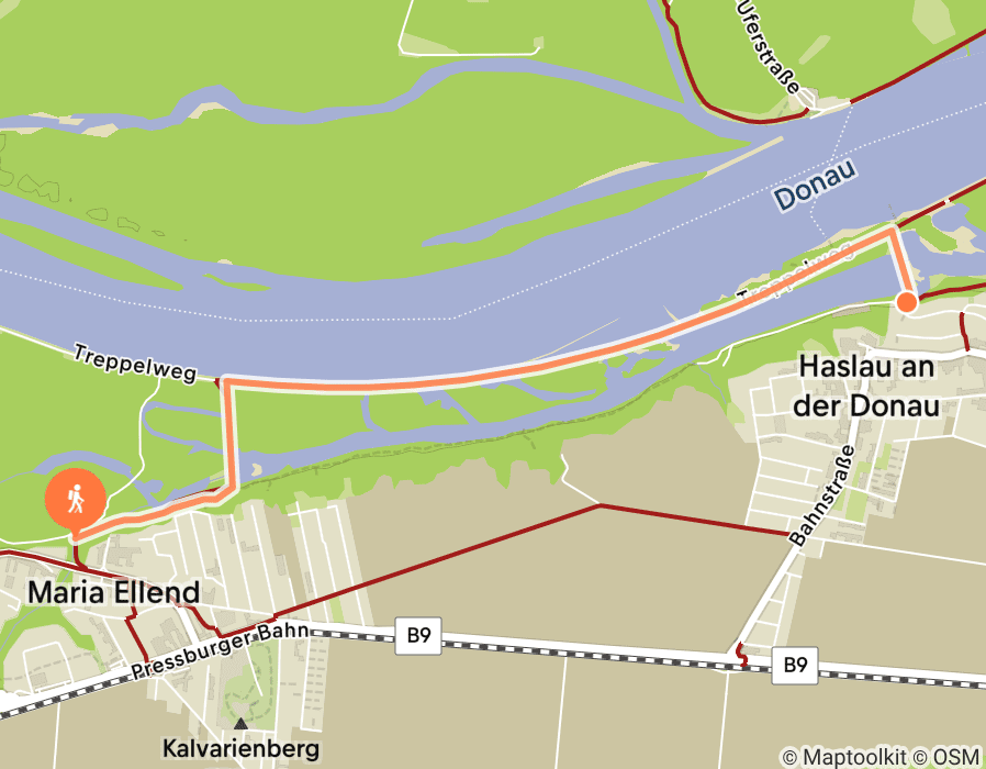 Karte der Tour
