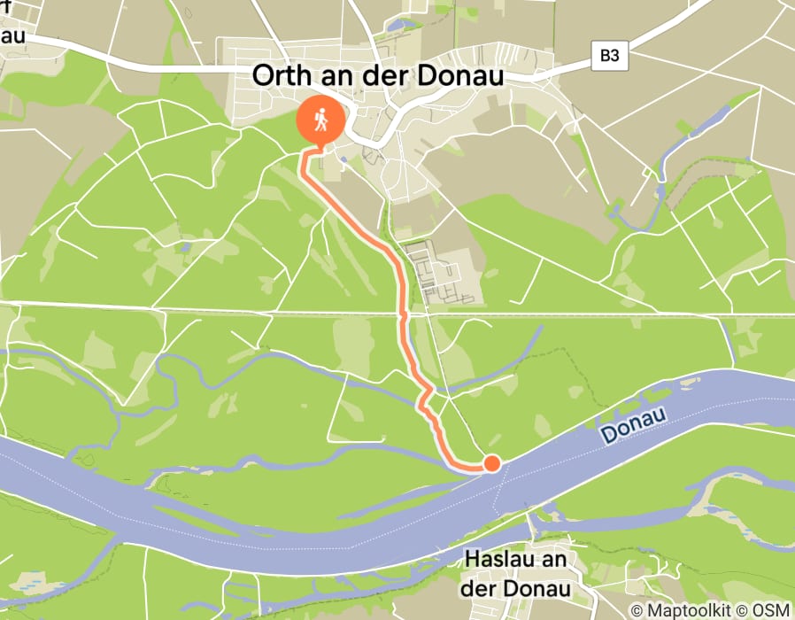 Karte der Tour