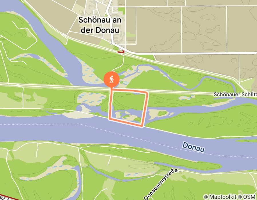 Karte der Tour