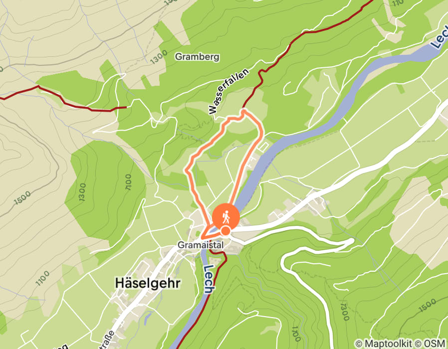 Karte der Tour
