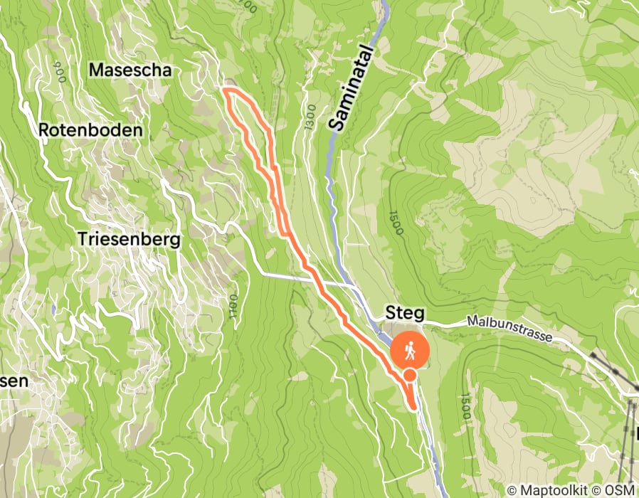 Karte der Tour
