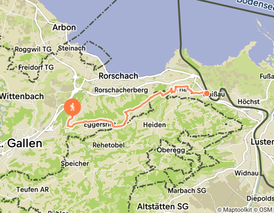 Karte der Tour