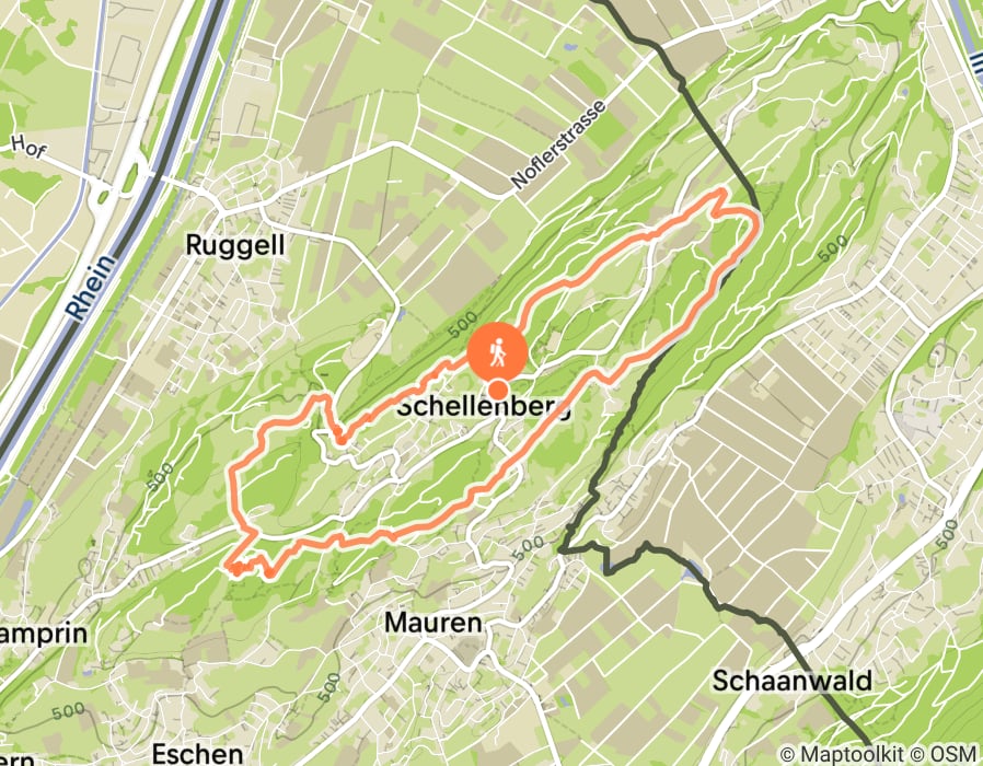 Karte der Tour