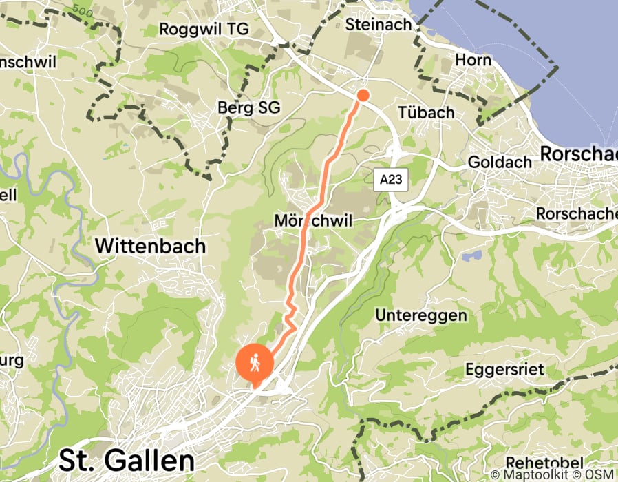 Karte der Tour