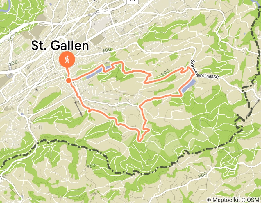 Karte der Tour