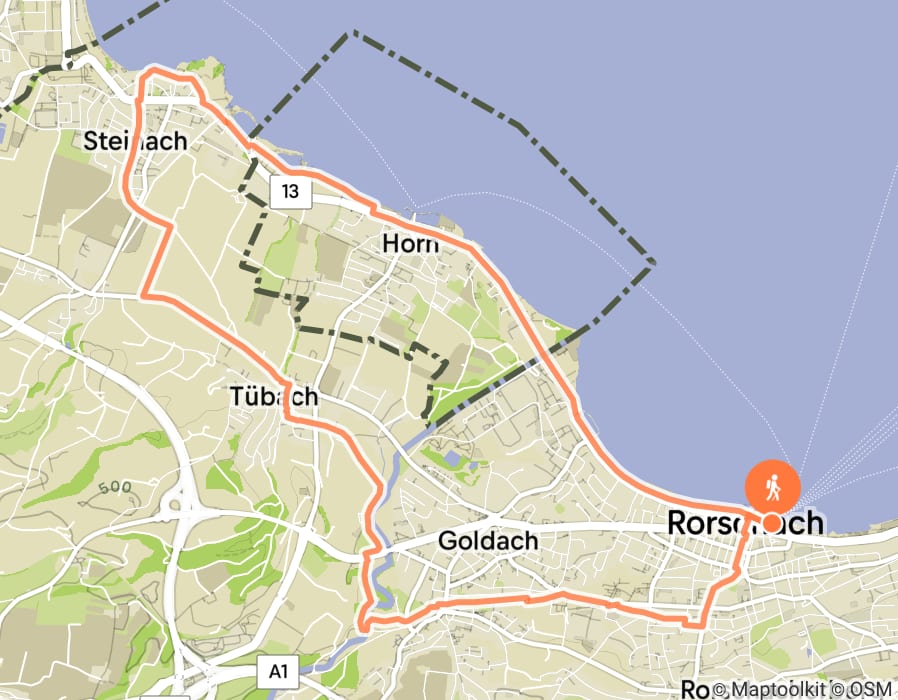 Karte der Tour