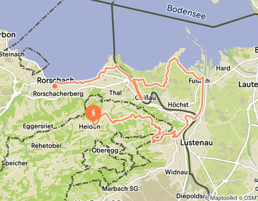 Karte der Tour
