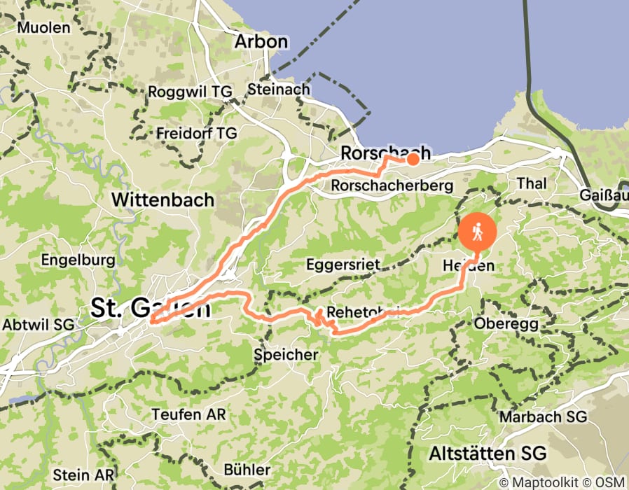 Karte der Tour