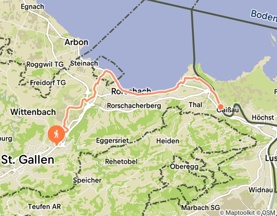 Karte der Tour