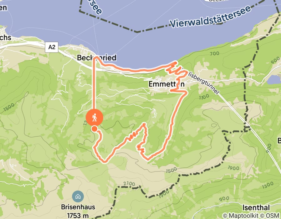 Karte der Tour