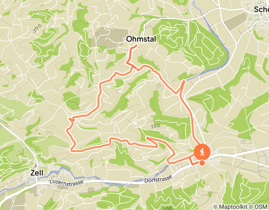 Karte der Tour