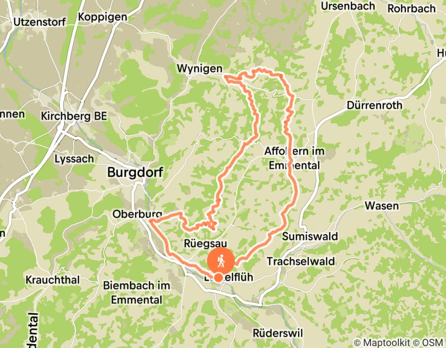 Karte der Tour