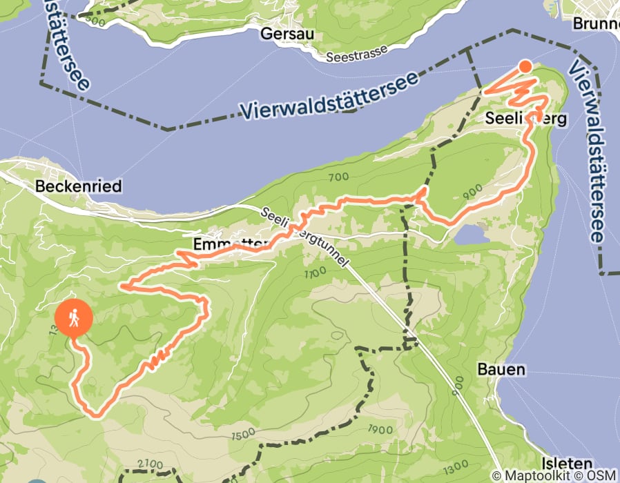 Karte der Tour