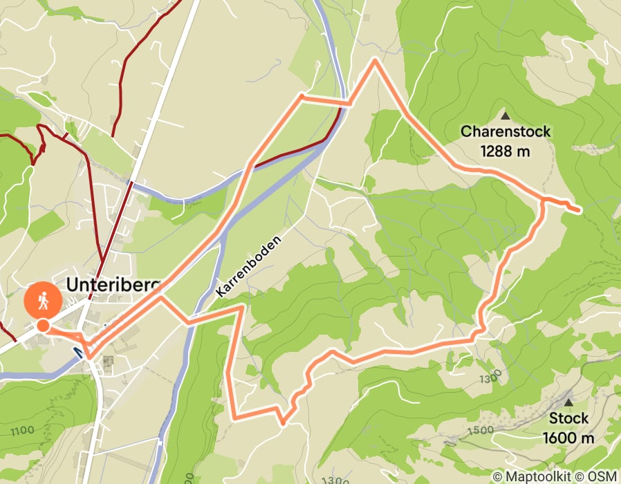 Karte der Tour
