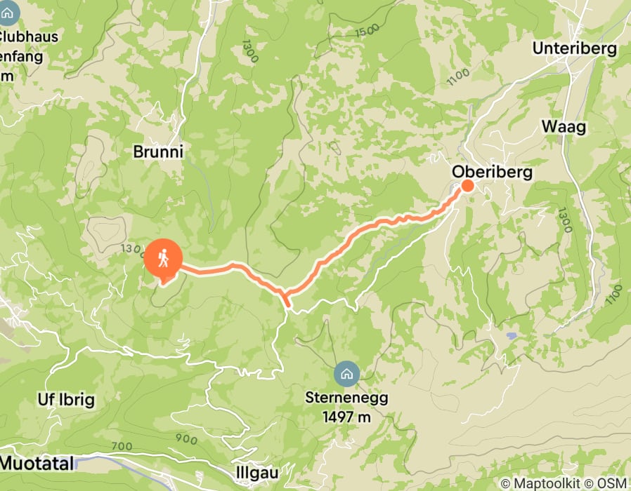 Karte der Tour