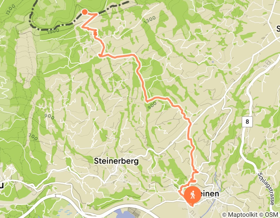 Karte der Tour