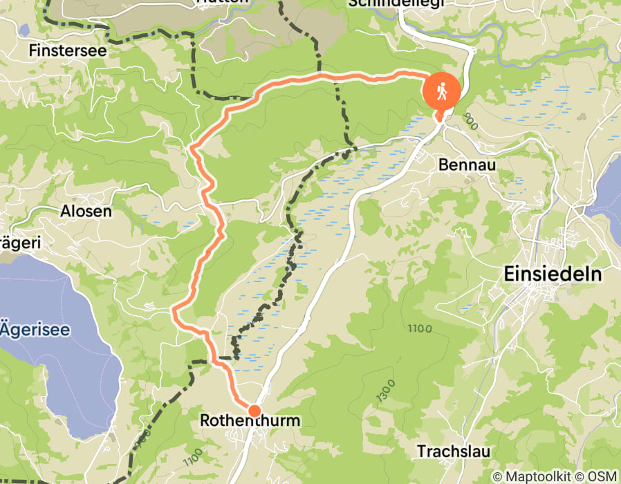Karte der Tour