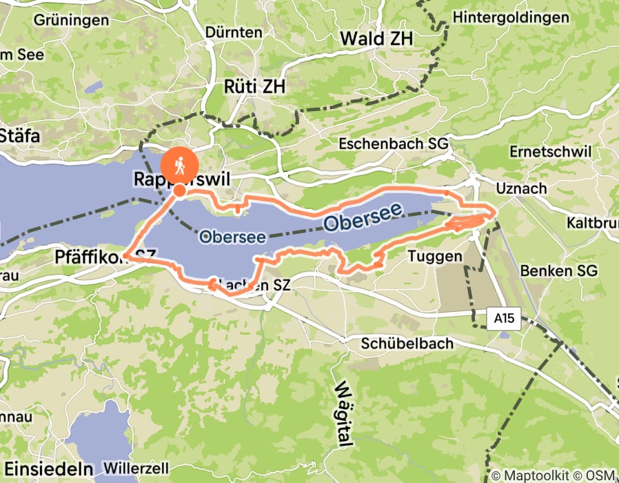 Karte der Tour