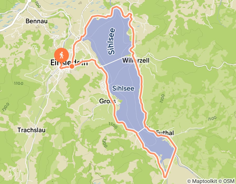 Karte der Tour