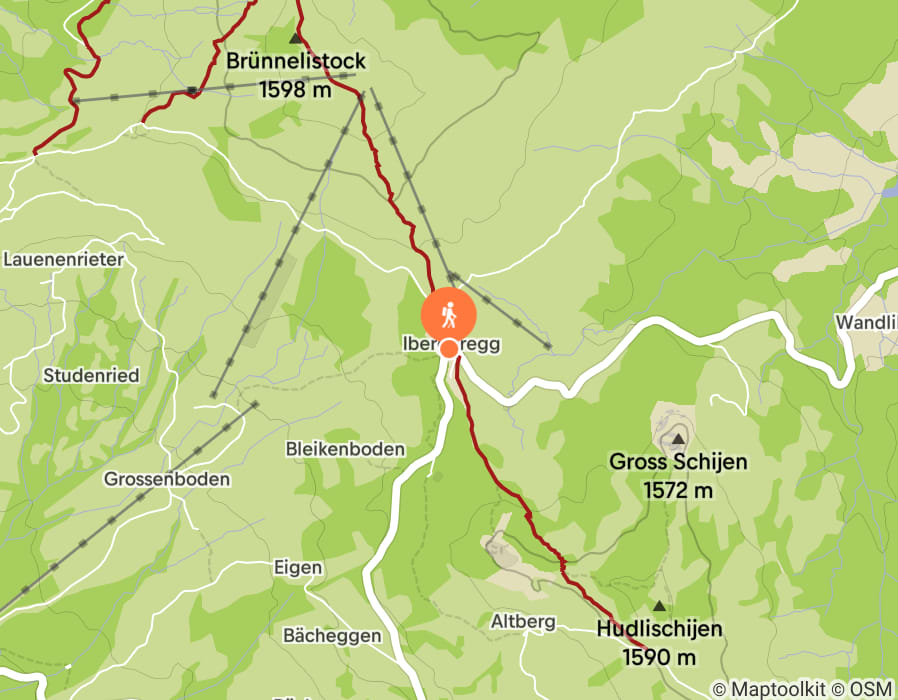 Karte der Tour