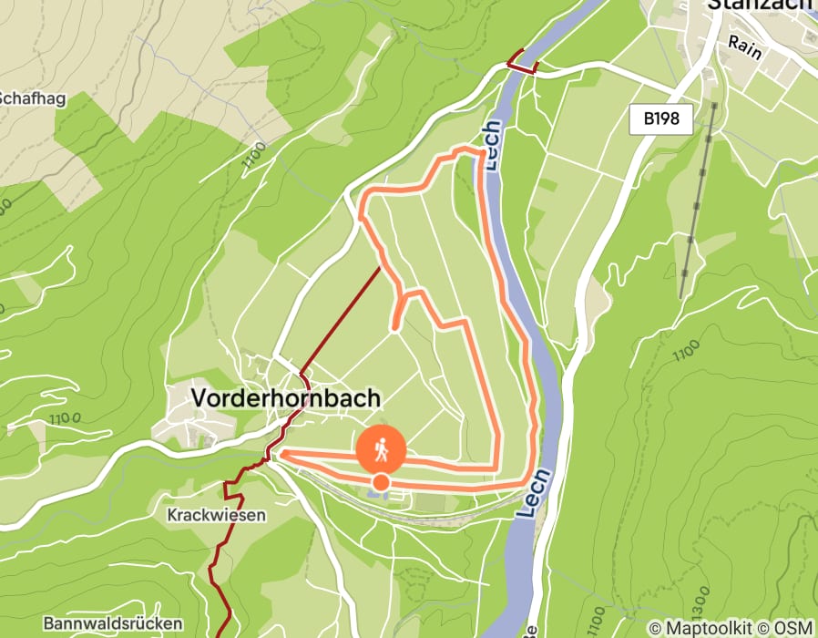 Karte der Tour