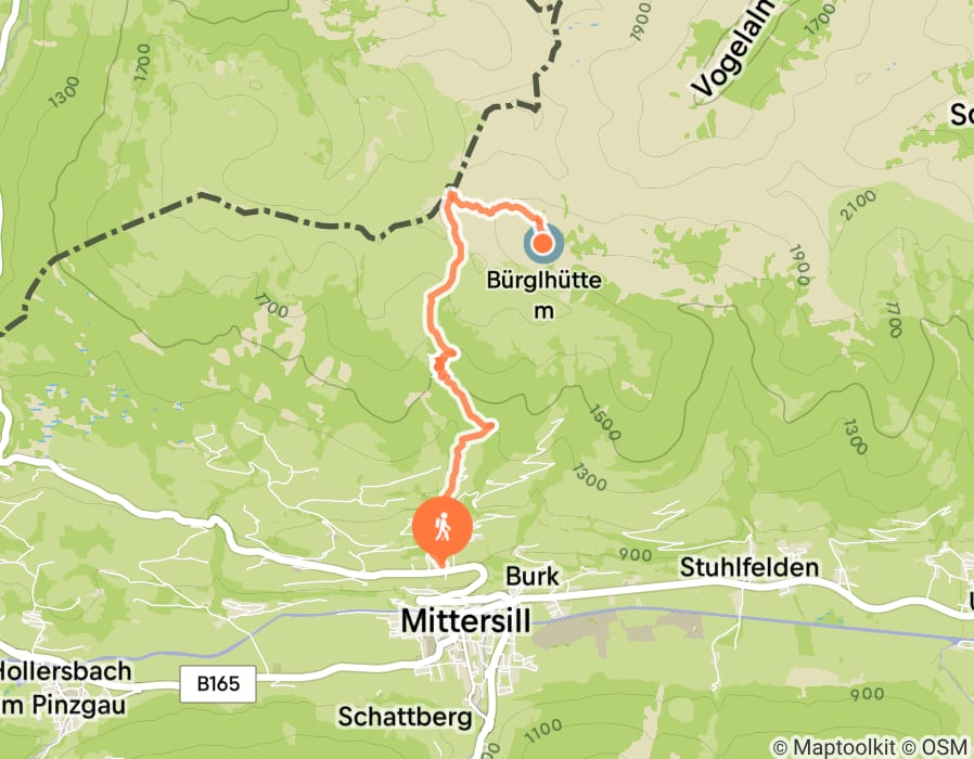 Karte der Tour