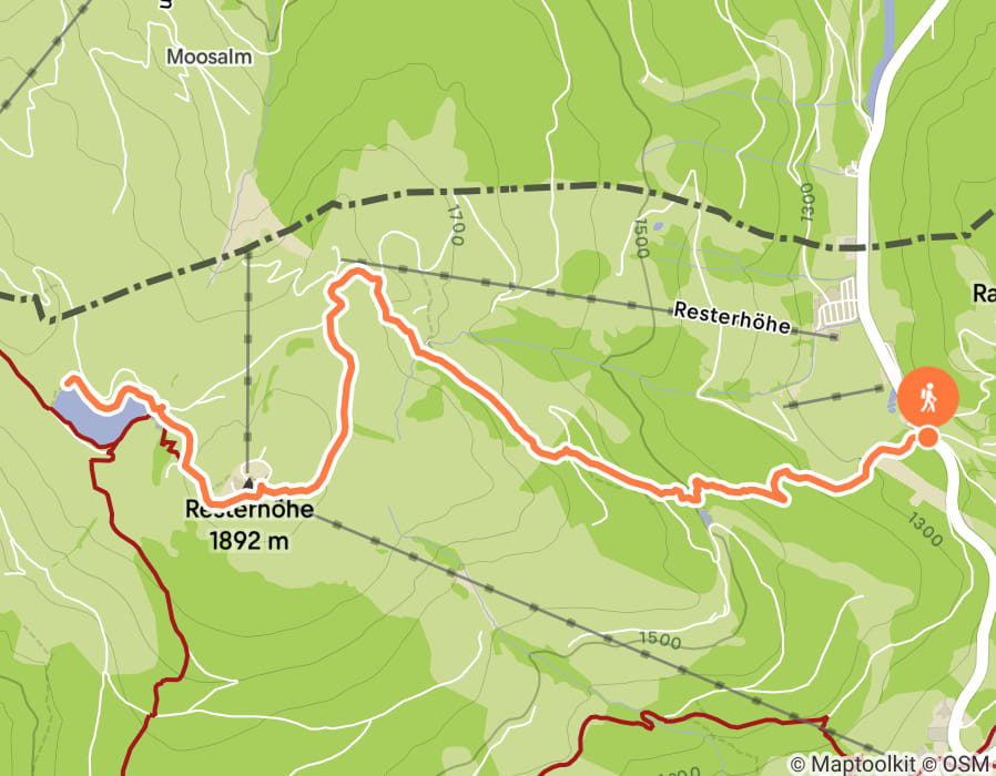Karte der Tour