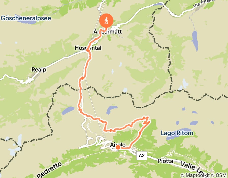 Karte der Tour