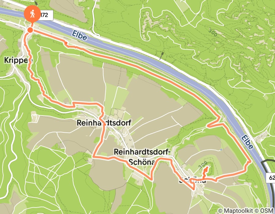 Karte der Tour