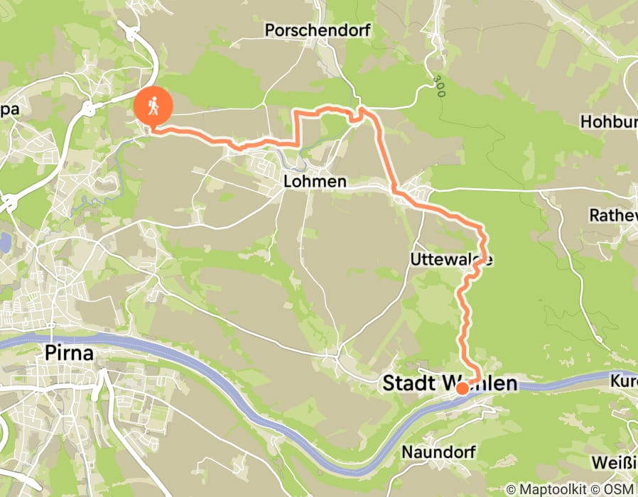 Karte der Tour