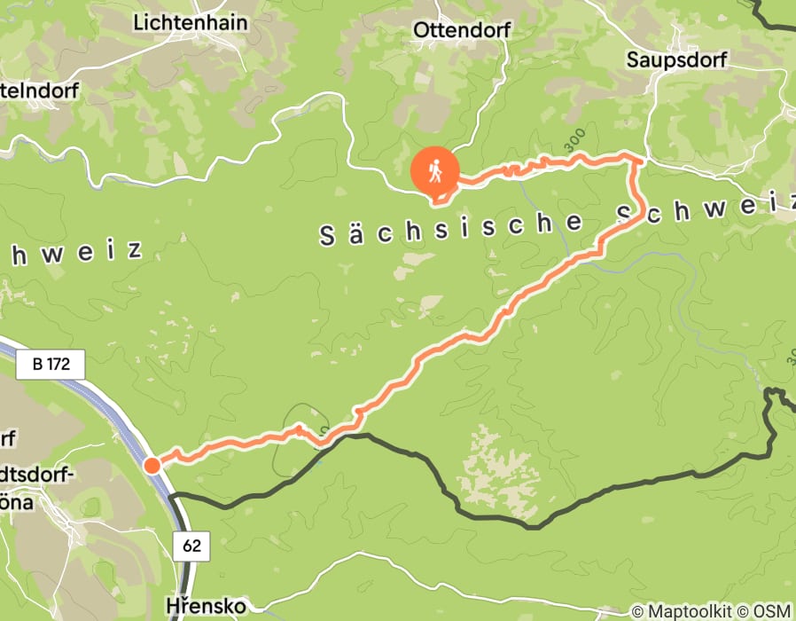 Karte der Tour