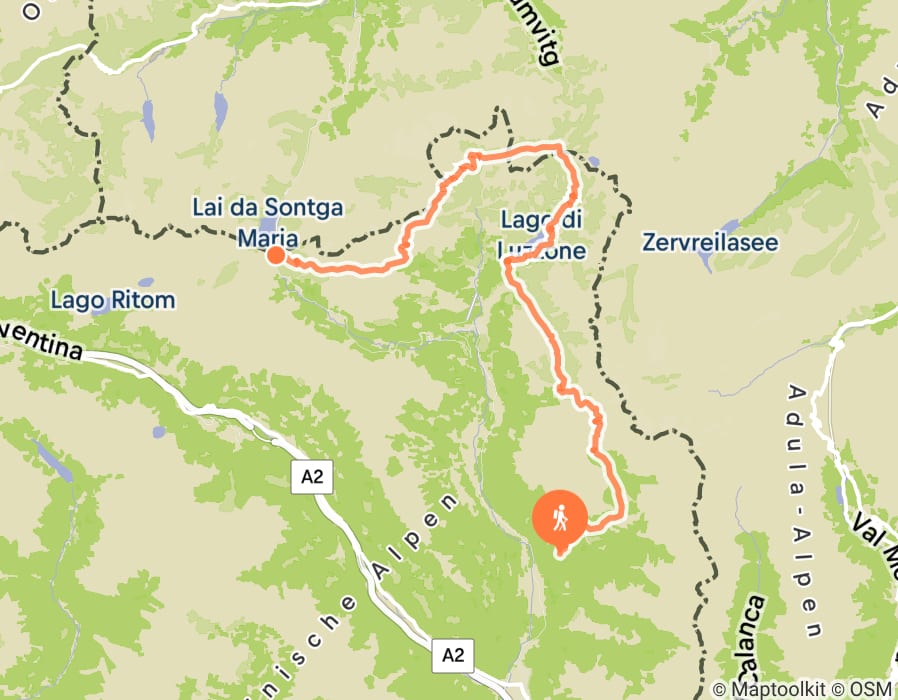 Karte der Tour