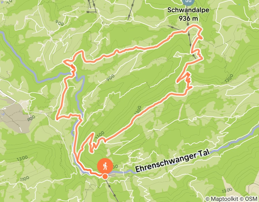 Karte der Tour