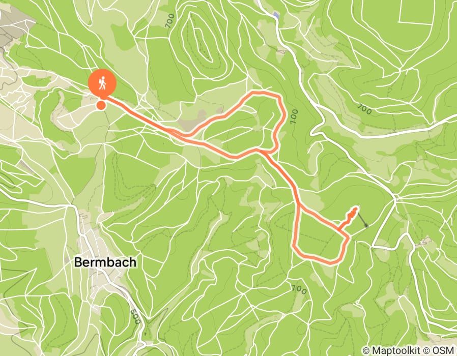 Karte der Tour