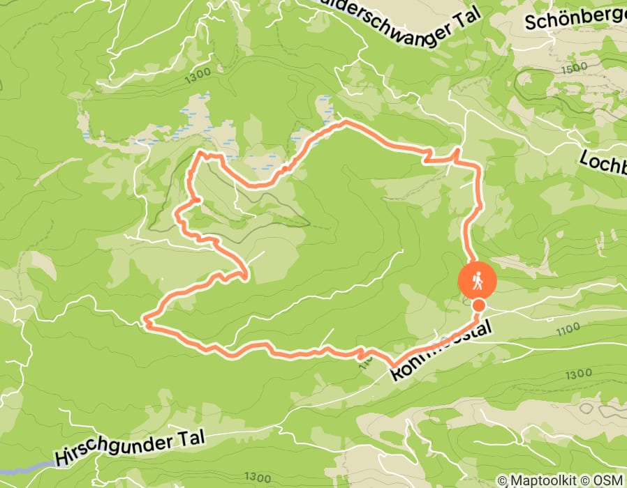 Karte der Tour
