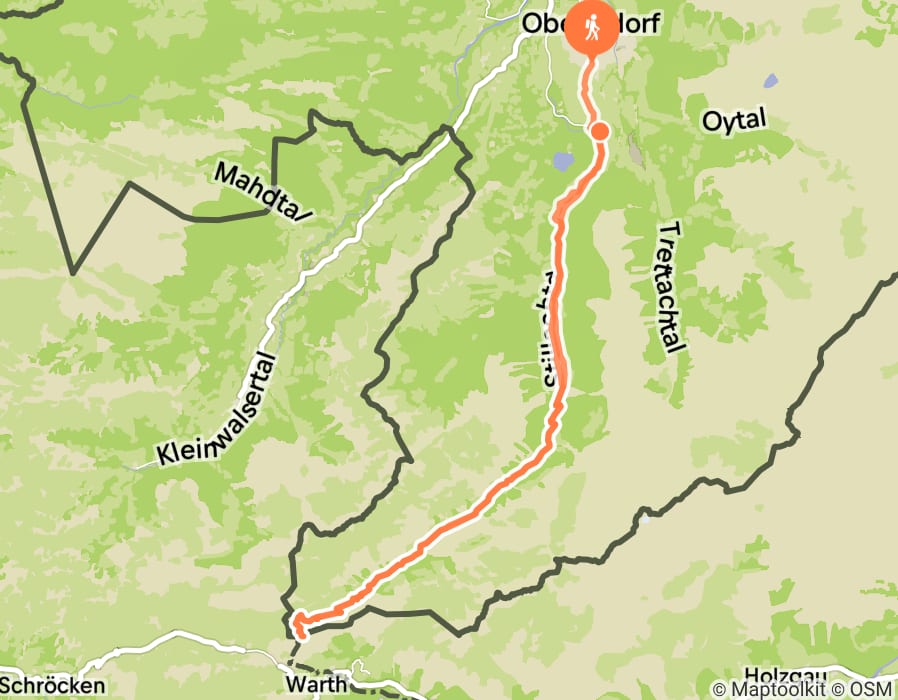 Karte der Tour