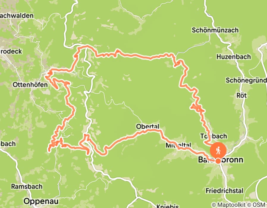 Karte der Tour