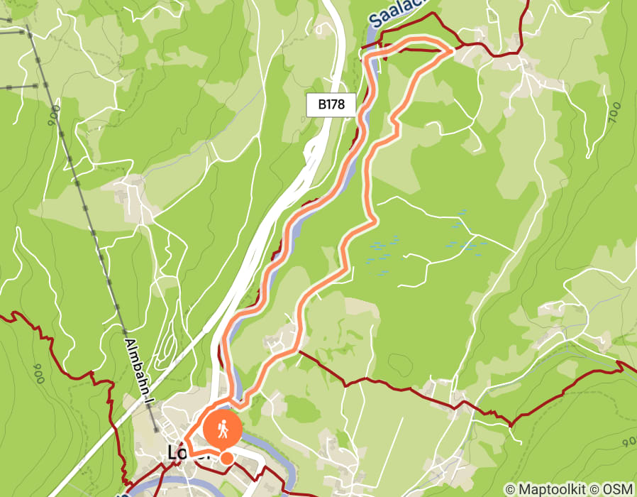 Karte der Tour