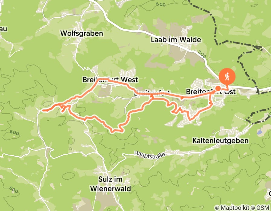 Karte der Tour