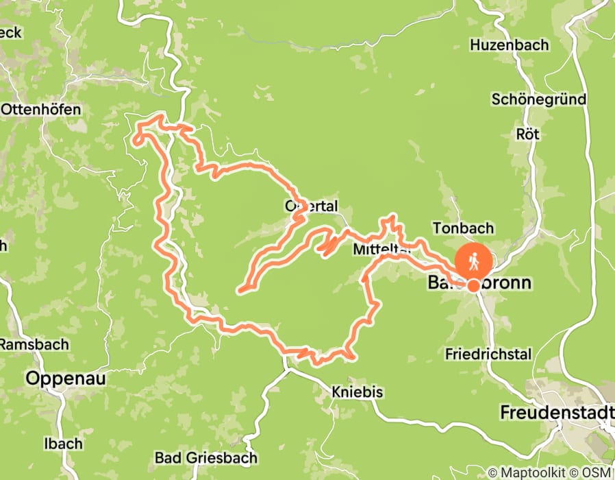 Karte der Tour