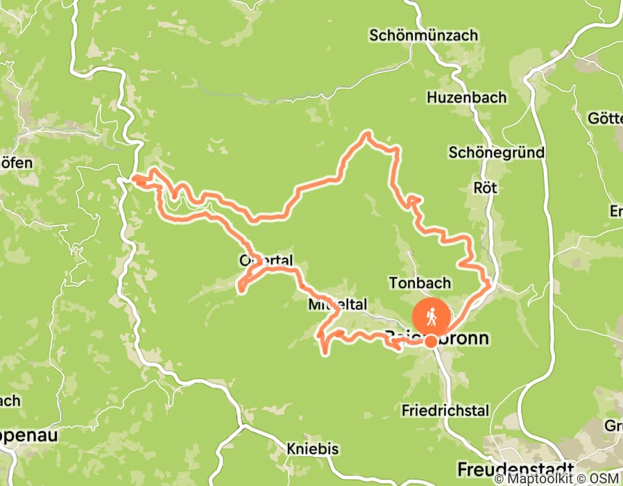 Karte der Tour