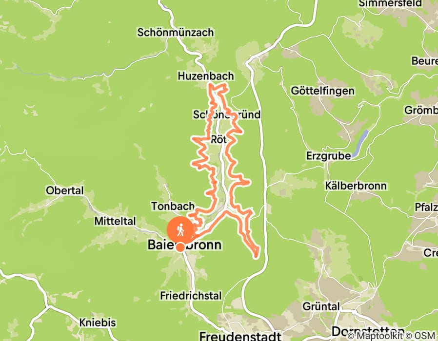 Karte der Tour