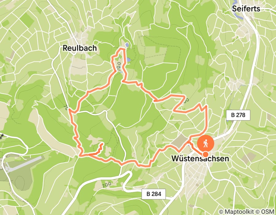 Karte der Tour