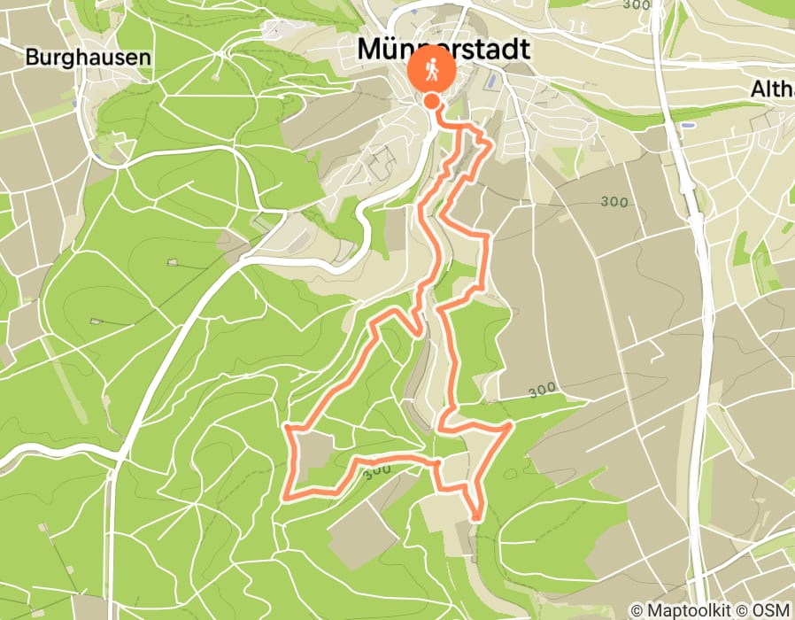Karte der Tour