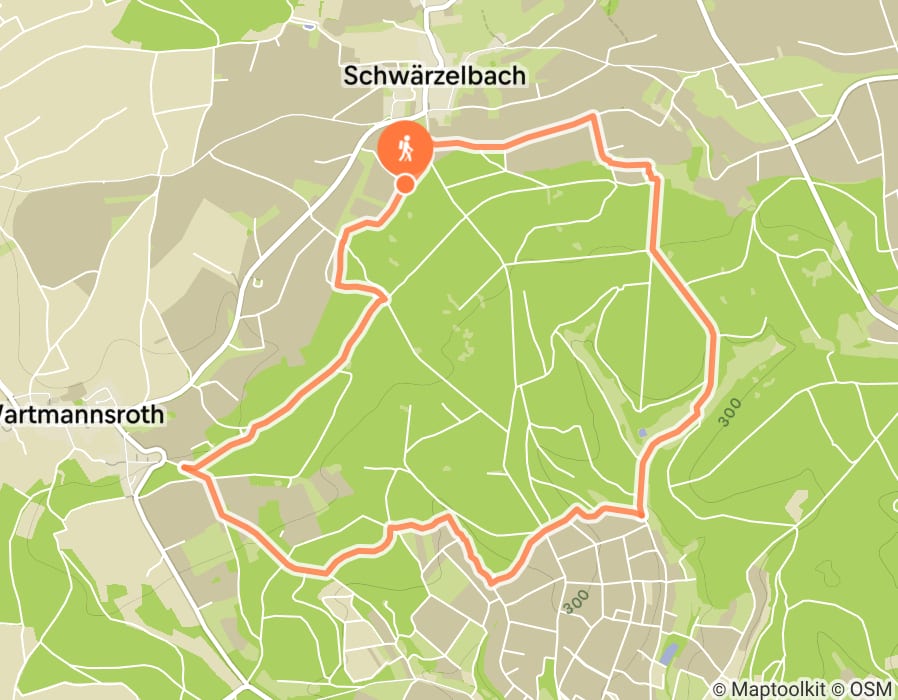 Karte der Tour