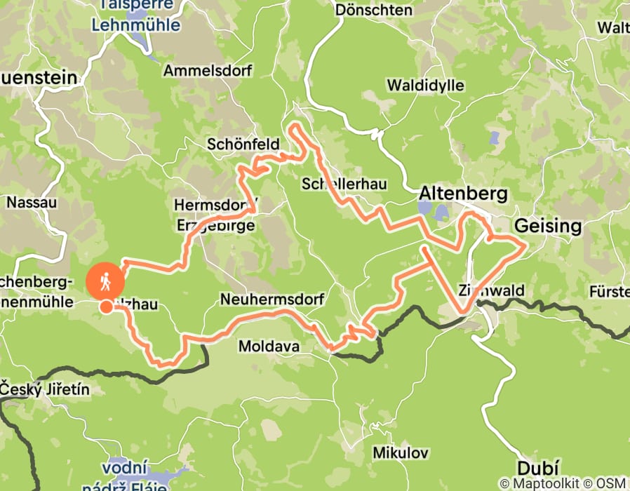 Karte der Tour
