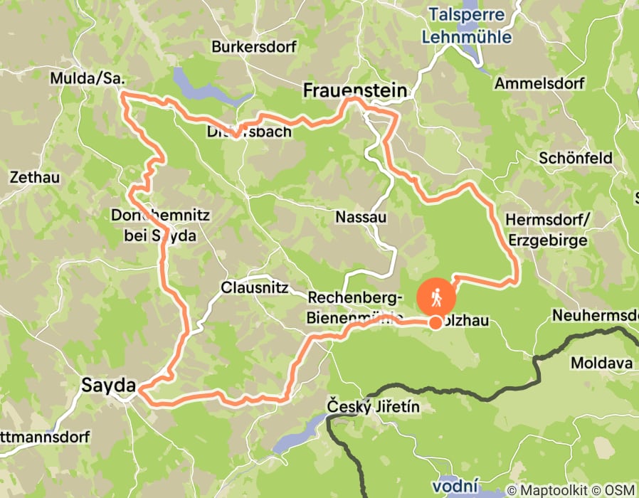 Karte der Tour
