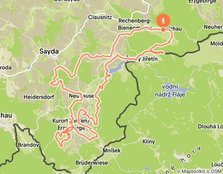 Karte der Tour